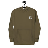 Grass Hide Embroidered Hoodie